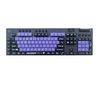 Compatible avec Les claviers de Jeu mécaniques Logitech G813/G815/G913/G915 TKL RGB, Capuchons de Touches PBT Bicolores à Monter soi-même(109 Keys,BK Purple Fearless)