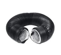 Compatible avec les conduits de ventilation flexibles à double feuille d'aluminium de 150 mm et 6 m.