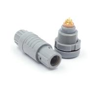 Compatible avec les connecteurs circulaires en plastique à 6 broches de la série CKB CLB 2P, instruments beauté et câbles communication(Plug and socket,4MM clamp)