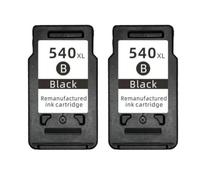 Compatible avec les consommables d'imprimante PG-540 PG-540XL CL-541 CL541 Lot de 4 cartouches d'encre pour numéro de pièce PG540 CL541 MG3250 MG3255 MG3550 MG4100 MG4150 MG4200 MG4250(2 Black)