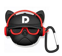 Compatible avec les coques Beats Studio Buds, Lamshaw 3D Cartoons - Coque de protection en silicone compatible avec Beats Studio Buds 2021 (Hip-hop Dog)