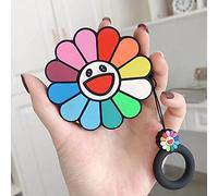 Compatible avec les coques pour Airpods 3 génération 2021, tournesol amusant pour garçons, filles, adolescents et femmes, coque de protection en silicone 3D pour Airpods 3ème génération (tournesol)