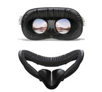 Compatible avec les coussinets de rechange Oculus Quest 2 - Support d'interface de visage VR avec nez bloquant la lumière, trous respirants en cuir pour Meta Quest 2 Accessoires