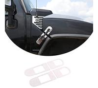 Compatible avec les couvercles de base de loquet de capot Hummer H2 2003-2009, kit d'accessoires de cadre décoratif en acier inoxydable, 4 pièces