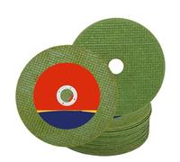 Compatible avec les disques à tronçonner for métaux de 10 cm (4 pouces) for meuleuses d'angle, meules en acier inoxydable et la résine double maille(1pc)