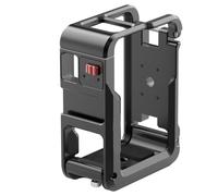 Compatible avec Les DJI Action 3 à 5 - Boîtier de Protection intégral en métal avec Griffe Porte-Accessoires et Fixation Rapide 1/4".