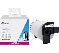 Compatible avec les étiquettes Brother DK-22246 sans fin (103mm x 30,48m) Noir sur blanc - Marque: G & G