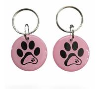 Compatible avec les étiquettes de collier de rechange Sureflap Surefeed Microchip RFID, lot de 2, étanche, pour animaux de compagnie sans puce électronique (rose)
