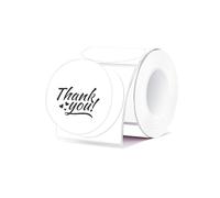 Compatible avec les étiquettes thermiques autocollantes multi-usages P50/M110, rondes de 2 pouces, adaptées à l'inventaire, aux badges nominatifs, à la pâtisserie, etc. (150 feuilles par rouleau) (A)
