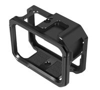 Compatible avec Les GoPro Hero 10-13 - Cage en Aluminium avec Griffe Porte-Accessoires et Fixation Rapide, Cadre de Protection Complet