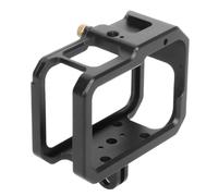 Compatible avec Les GoPro Hero 9 à 13 - Cage en Aluminium avec Double Fixation for Micro et éclairage