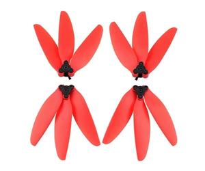 Compatible avec Les hélices DJI Mini 2/SE et Mavic : Pliables à Trois pales dégagement Rapide, Accessoires for Drones(Red)