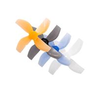 Compatible avec Les hélices Gemfan 35 mm à 4 pales, hélice PC 1,0 mm for Drones RC FPV Racing Freestyle FPV Tinywhoop, Moteurs 08028(4pairs 4Blade White)