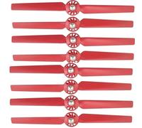 Compatible avec Les hélices Yuneec Typhoon série Q500, kit de Remplacement de pales autobloquantes à démontage Rapide 4K (Rotation horaire/antihoraire).(Red Props 8pcs)