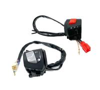 Compatible avec les interrupteurs de 22mm 7/8 ", interrupteurs de barre de poignée, klaxon marche/arrêt, clignotant, phare, bouton de démarrage électrique for moto(Type B)