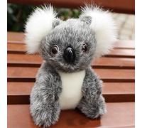 Compatible avec les jouets de motricité - Simulation mignonne - Koala - Animaux du zoo - Cadeau - Poupée pour enfant - 13 cm - Gris - Taille unique