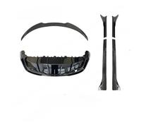 Compatible avec Les Kits de carrosserie Tesla Model Y 2020 - 2023, becquet Noir Brillant, diffuseur arrière, lèvre de Pare-Chocs Avant, Jupe latérale, pièces d'aile(My Set E-GB)