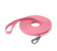 Compatible avec Les laisses for Chiens de Grande et Moyenne Taille. Antidérapantes, imperméables faciles à Nettoyer, Elles sont idéales for la Course, l'entraînement Longs Parcours(Pink,3M)