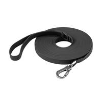 Compatible avec Les laisses for Chiens de Grande et Moyenne Taille. Antidérapantes, imperméables faciles à Nettoyer, Elles sont idéales for la Course, l'entraînement Longs Parcours(Black,3M)