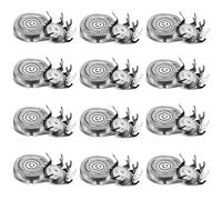 Compatible avec les lames de rechange Pitbull, lot de 12 têtes de rechange pour rasoir tête de mort, double anneau compatible avec les lames de rechange Pitbull Gold et les lames de rasoir Skull