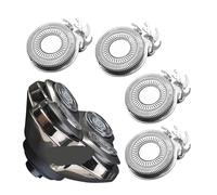 Compatible avec les lames de rechange WAHFOX 4 pièces, compatible avec Skull Pitbull, lame de rechange Carver PRO 4 têtes, compatible avec la tête de rasoir SKULL