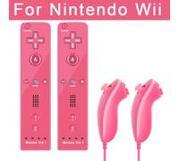 Compatible avec les manettes de jeu Nintendo Wii et Wii U, contrôleur Nunchuck, Joystick de remplacement pour manette Wii Nunchuck 2PC BLACK MOTION