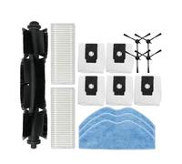 Compatible avec les modèles 360 S8 Plus et 2S, EZVIZ RE4 RE5 : pièces détachées for aspirateur robot (rouleau, brosse latérale, filtre, chiffon, sac à poussière)(19)