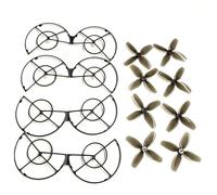 Compatible avec Les modèles S156 et X226, Protection d'hélice et Cadre de Protection for Drones quadricoptères(8p Blade 4p Guard)