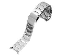 Compatible avec les montres Casio MDV106-1AV/MTP-VD01, bracelet de montre de 22 mm pour remplacement du bracelet de la série Casio MDV-106 pour hommes, One Size, Acier inoxydable, Pas de pierre