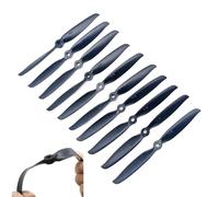 Compatible avec Les Moteurs 2450, 10/20 hélices en Nylon 6040 6x4 for modèles d'avions RC à voilure Fixe(6040 20 pcs Black)