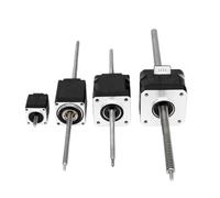 Compatible avec les moteurs pas à pas à vis sans fin non captifs Mini Nema8/Nema11/Nema14/Nema17/Nema23, arbre traversant, moteurs pas à pas linéaires 3,5/5/8/9,5/10(Green)