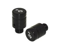 Compatible avec Les Motos CT125 et Hunter Cub 2020-2021, vis en Aluminium M10 x 1,25, boulons, Bouchons de Trou de rétroviseur(Black)