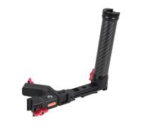 Compatible avec Les nacelles DJI Ronin RS2, RS3 et RS4 Pro - Poignée latérale réglable en Fibre de Carbone, Fixation Rapide for Sangle avec Griffe Porte-Accessoires et Arri(Feichao Handgrip)