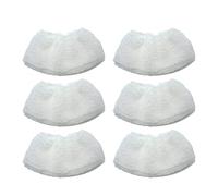 Compatible avec les nettoyeurs vapeur Karcher SC1, SC2, SC3, SC4, SC5, CTK10 et CTK20 : têtes de brosse, lingettes rechange, tampons pièces détachées(6pcs)