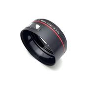 Compatible avec Les objectifs Canon EF 100 mm F2.8L is USM : Tube de Protection UV Avant à Cercle Rouge, 100 mm, Ouverture f/2.8, Accessoires de réparation.