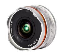 Compatible avec Les objectifs fisheye APS-C 10 mm F5.6 à Mise au Point Manuelle Sony à Monture E (FE EOS MX FX Z M4/3).(Silver,M4/3)