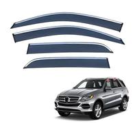 Compatible avec Les Pare-Brise de fenêtre Benz Classe GLE W166 W167 C292 2012-20, Pare-Pluie, Accessoires, déflecteurs Vent à Bande Brillante(W166 2012-2019)