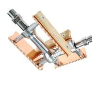 Compatible avec Les pédales rétro en Bois et Aluminium. | Style vintage, antidérapant, filetage 9/16", compatible VTT/route