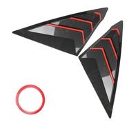 Compatible avec les persiennes de lunette arrière de la berline Honda Civic 11e génération 2022-2025, grilles d'aération, pare-soleil, garnitures, panneau de spoiler en carbone (fibre de carbone