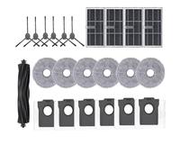 Compatible avec les pièces compatibles avec Dreame L10s Pro Ultra Heat RLL82CE, Dreame X30 Ultra, Mova E30 Ultra. Brosse latérale principale, filtre, chiffon de nettoyage, sac à poussière.(Set4)