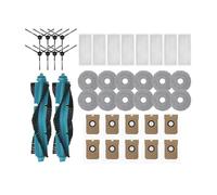 Compatible avec Les pièces d'aspirateur Cecotec Conga 11090 / Conga 13090 Spin Revolution, Rouleau Principal, Brosse latérale, Filtre HEPA, Chiffon de Nettoyage, Sac à poussière(SET5)