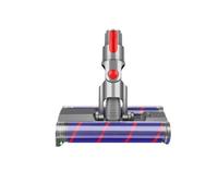 Compatible avec les pièces d'aspirateur Dyson, V7 V8 V10 V11 V15, tête de brosse rotative à Double rouleau souple, lumière LED conçue for les sols durs