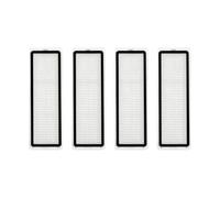 Compatible avec les pièces de l'aspirateur robot Xiaomi X20 Max / D109GL, rouleau principal, brosse latérale, filtre HEPA, chiffon de nettoyage, sac à poussière(Light yellow)