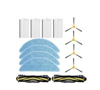 Compatible avec les pièces de rechange et accessoires for aspirateur robot Neatsvor S600, brosse latérale principale, filtre HEPA, serpillière, chiffon, sac à poussière(Set B)