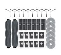 Compatible avec les pièces de rechange for aspirateur Dreame Mova E30 Ultra, rouleau principal Tricut, brosse latérale, filtre Hepa, tissu de vadrouille, sac à poussière, accessoires(MULTI)