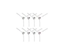 Compatible avec les pièces de rechange for aspirateur robot Ecovacs Deebot X1 OMNI T10 OMNI, couvercle de brosse latérale en caoutchouc, filtre Hepa, chiffon de vadrouille, sac à poussière(8PCS)