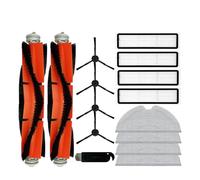 Compatible avec Les pièces de Rechange for aspirateur Robot Mova L600 Z500, Accessoires, Rouleau, Brosse latérale Principale, Filtre Hepa, Chiffon de vadrouille(Set A)