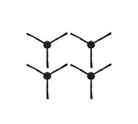 Compatible avec Les pièces de Rechange for aspirateur Robot Mova L600 Z500, Accessoires, Rouleau, Brosse latérale Principale, Filtre Hepa, Chiffon de vadrouille(Set H)