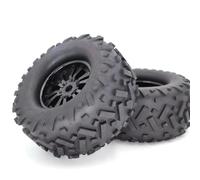 Compatible avec Les Pièces Modifiées De Voiture 1/8 RC 170MM 2 Pièces Pneu RC pour Buggy Échelle Camion Bannière Pneus Sauvages Roues Moyeu Concours Pratique RC Voiture Pneus