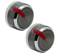 Compatible avec les pièces Weber Genesis II 66754, boutons de rechange génériques Weber Genesis, lot de 2 boutons Weber Genesis, boutons de rechange Weber Genesis, Weber Genesis 2 pièces